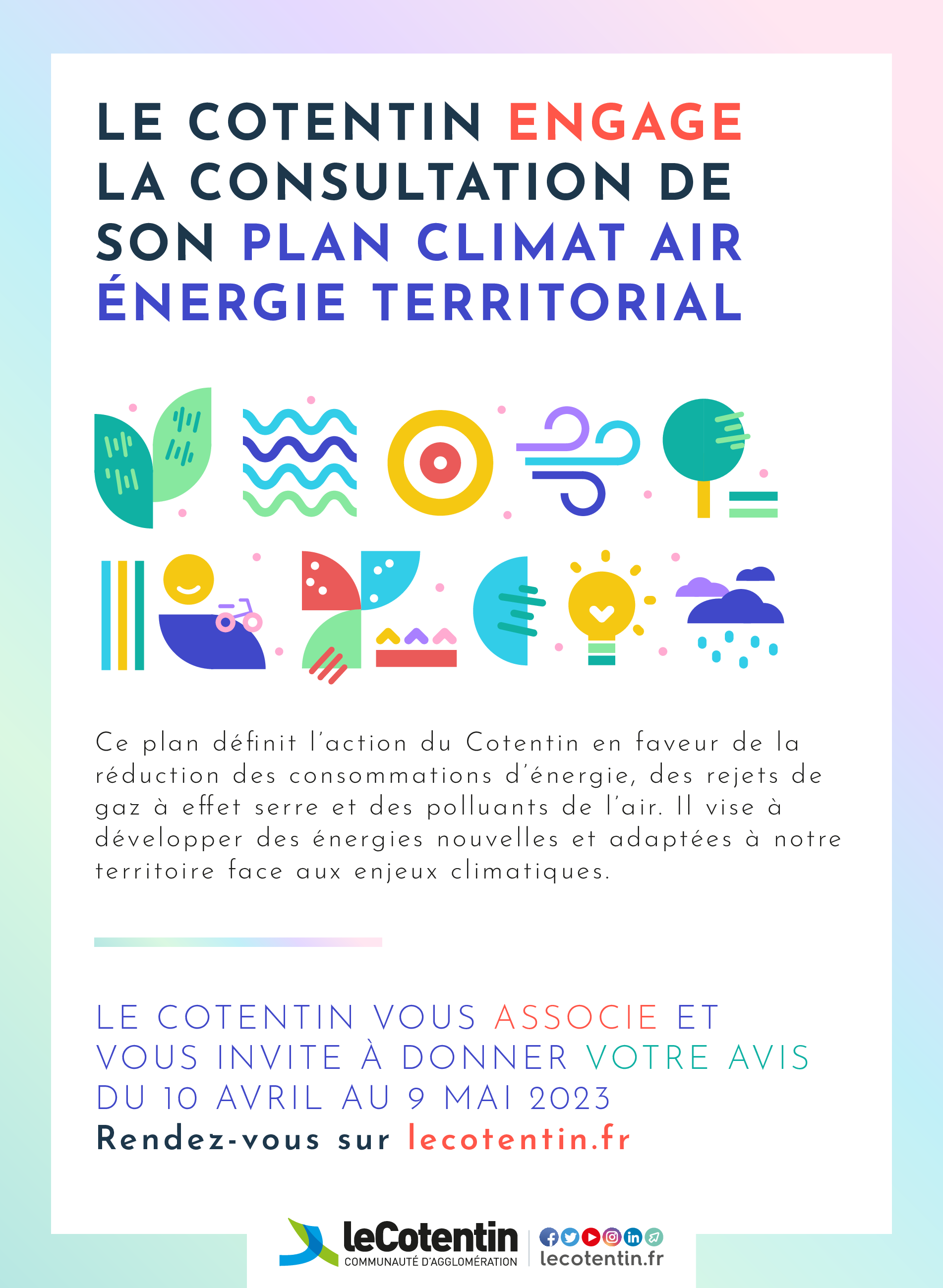 Plan Climat Air Energie Territorial (PCAET) | Agglo Cotentin