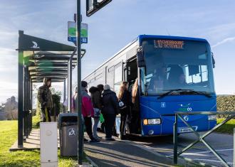 Déplacements en bus dans le Cotentin